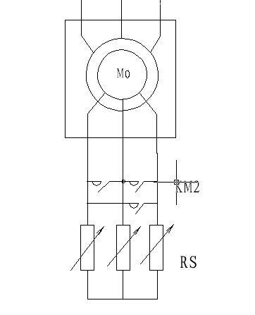 繞線(xiàn)水阻軟啟動(dòng)器一次回路